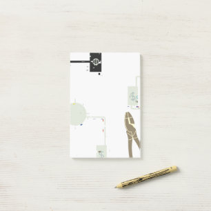 Lineman's snoeren en circuits post-it® notes