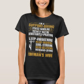 Linemans Wife Tshirt (Voorkant)