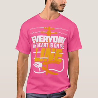 Linemans Wife Vriendin Gift T-shirt