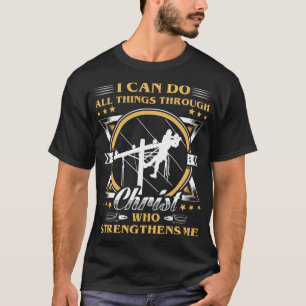 LINEMEN KAN ALLE DINGEN DOEN, LINEMAN GIFT, LINEMA T-SHIRT