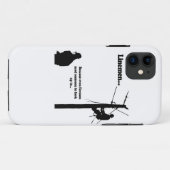 Linemen Omdat Case-Mate iPhone Case (Achterkant (horizontaal))