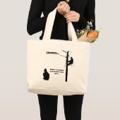 Linemen Omdat Grote Tote Bag (Voorkant (product))