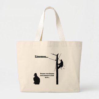 Linemen Omdat Grote Tote Bag