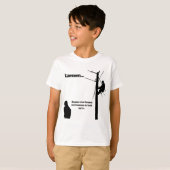Linemen Omdat T-shirt (Voorkant volledig)