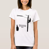 Linemen Omdat T-shirt (Voorkant)