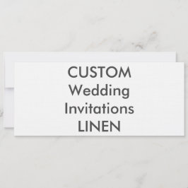 LINEN 100 lb 9,25 x 4-inch bruiloft Kaart