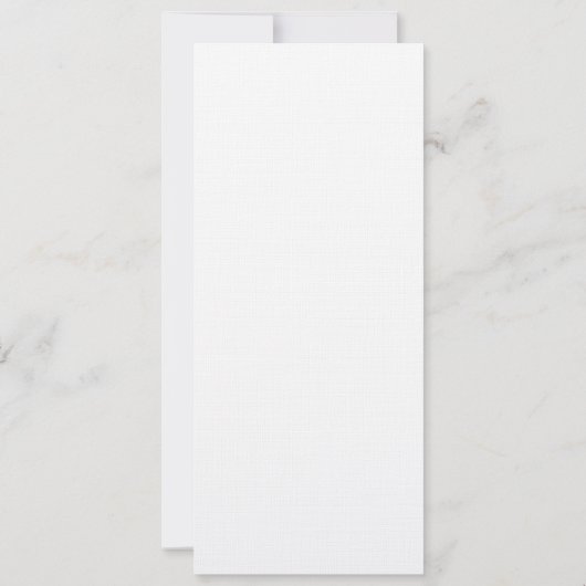 LINEN 100 lb 9,25 x 4-inch bruiloft Kaart (Achterkant)