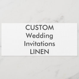 LINEN 100 lb 9,25 x 4-inch bruiloft Kaart