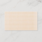 Linen Banner Personal Calling Card Contactkaartje (Achterkant)