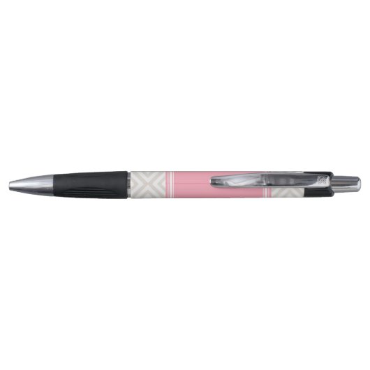 Linen Beige Diamonds Pattern Pen (Achterkant)