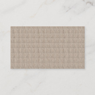 Linen Burlap-Visitekaartjes Visitekaartje