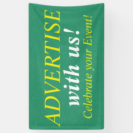 Linen Canvas naadloos patroon 3 + uw ideeën Spandoek (Verticaal)