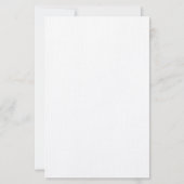 Linen Classical Minimal Professional Plain Briefpapier (Achterkant)