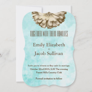 Linen Daisy Lime Green Natuur Wedding Invitation Save The Date