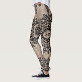 Linen en kant leggings (Links)