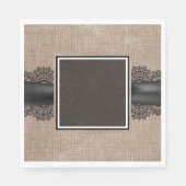 Linen en kant servet (Voorkant)