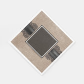 Linen en kant servet (Hoek)