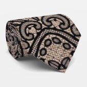 Linen en kant stropdas (Opgerold)