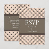 Linen Fancy Lattice Response Kaart (Voorkant / Achterkant)