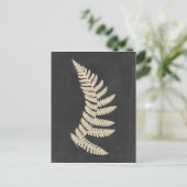 Linen Fern Briefkaart (Staand voorkant)