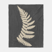 Linen Fern Fleece Deken (Voorkant)