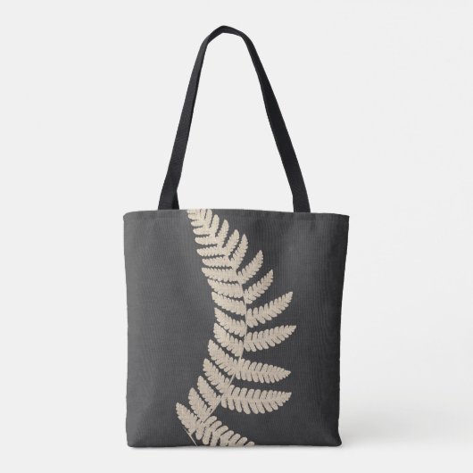 Linen Fern Tote Bag (Achterkant)