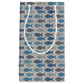 Linen Fish Klein Cadeauzakje (Voorkant)