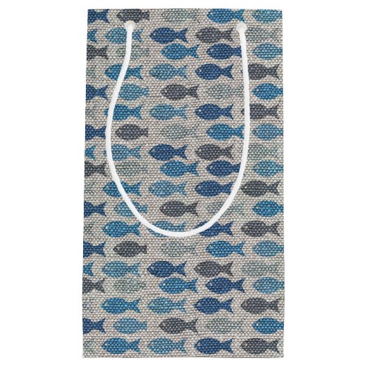 Linen Fish Klein Cadeauzakje (Voorkant)