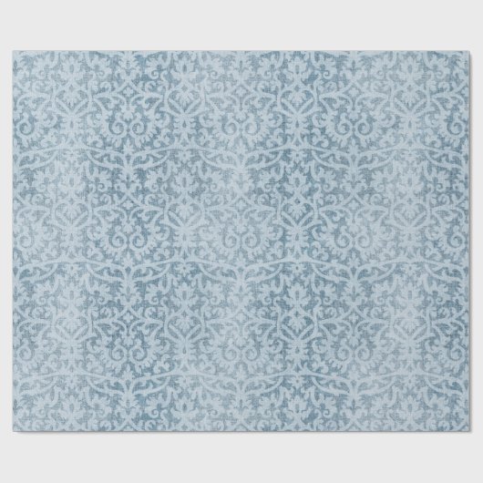 Linen-getande damaspatroon cadeaupapier (Vlak)