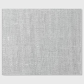 Linen Gray Minimal White Wedding Vrijgezellenfeest Cadeaupapier (Vlak)