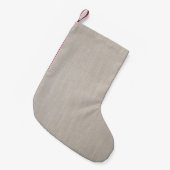 Linen Kleine Kerstsok (Voorkant (Hangend))