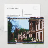 linen-Leland Stanford Mansion Sacramento Calif Briefkaart (Voorkant / Achterkant)