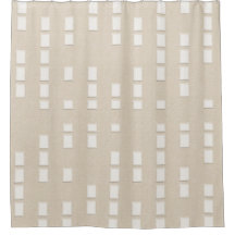 Linen look Geometric Blocks Patroon