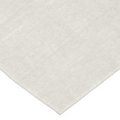 Linen look Monogram Table Runner Korte Tafelloper (Hoek)