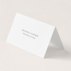 Linen Minimalist Professional Attorney to Law Visitekaartje