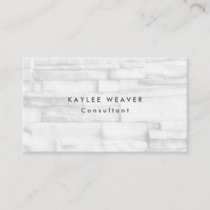 Linen minimalistische wandstenen Professional Visitekaartje