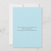 Linen Modern Handgeschreven grafische kaart Hartel (Achterkant)