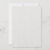 Linen Modern Minimal sparen de Datum Save The Date (Achterkant)