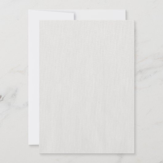 Linen Modern Minimal sparen de Datum Save The Date (Achterkant)