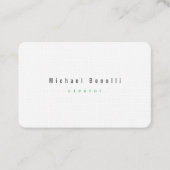 Linen Modern minimalist Professional Elegant Visitekaartje (Voorkant)