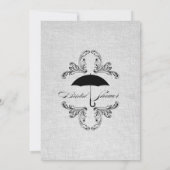  Linen Ornament Vrijgezellenfeest Kaart (Achterkant)