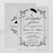  Linen Ornament Vrijgezellenfeest Kaart (Voorkant / Achterkant)