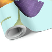 Linen Paper floral Cadeaupapier (Rol Hoek)