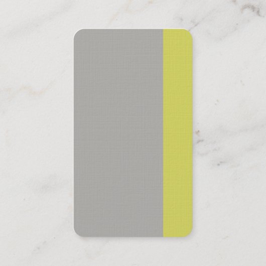Linen Plain Gray Modern minimalist Professional Visitekaartje (Achterkant)
