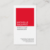 Linen Plain Professional minimalistisch aangepast Visitekaartje (Voorkant)