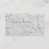 Linen Plain Simple Professional-minimalistische mu Visitekaartje (Achterkant)