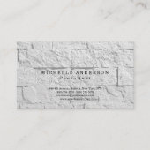 Linen Plain Simple Professional-minimalistische mu Visitekaartje (Voorkant)