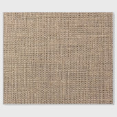 Linen Powder Beige Brown Wedding Bridal Afstuderen Cadeaupapier (Vlak)