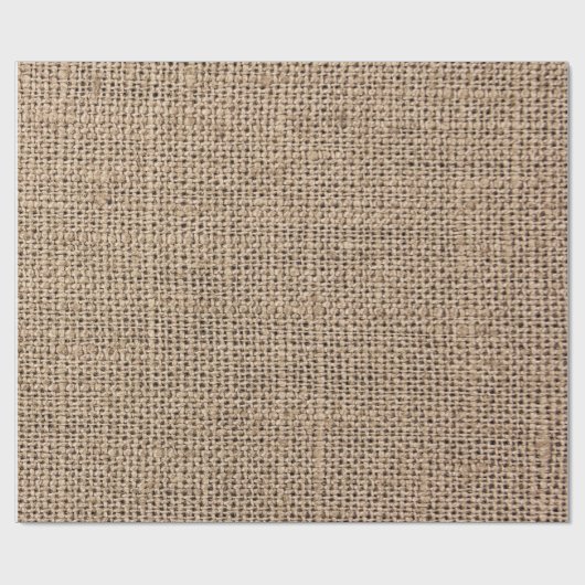 Linen Powder Beige Brown Wedding Bridal Afstuderen Cadeaupapier (Vlak)