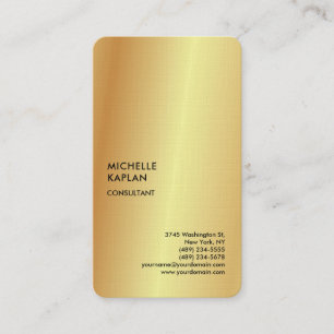 Linen Professional Exclusief speciale Gold-kleuren Visitekaartje